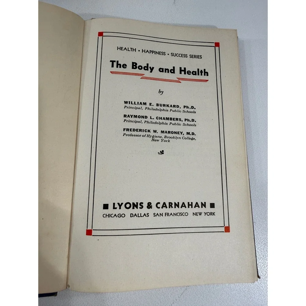 Vintage Health Happiness Success Series Books Building The Body and Health 1941